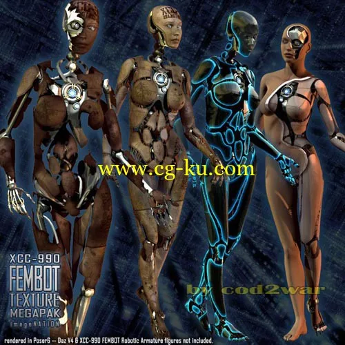 Fembot Texture Megapak的图片1