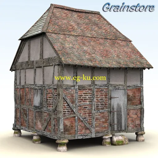 Timber Grainstore for Poser 4+的图片1