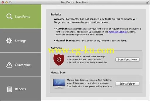 Extensis FontDoctor 10.6 MacOSX的图片1