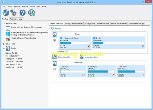 Macrium Reflect Technician’s USB 6.1.1366 (WinPE 10 x64 Server)的图片1