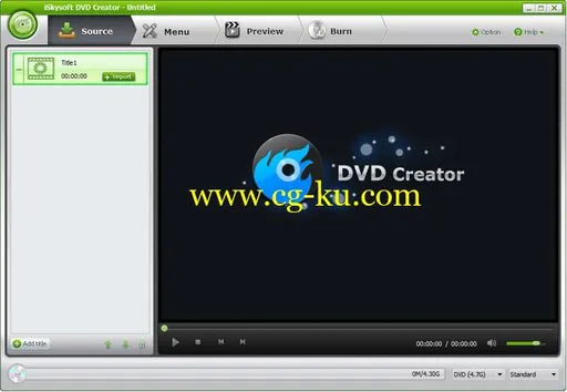 iSkysoft DVD Creator 4.5.1.1 with DVD Menu Templates的图片1