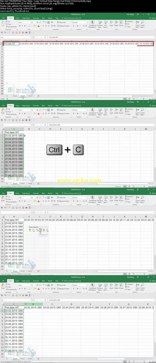 Excel Shortcuts, Excel Tips, Excel Tricks – Excel Skills! (2016)的图片2