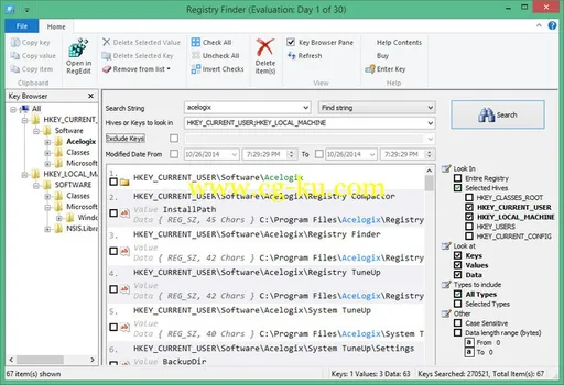 Acelogix Registry Finder 2.1的图片1