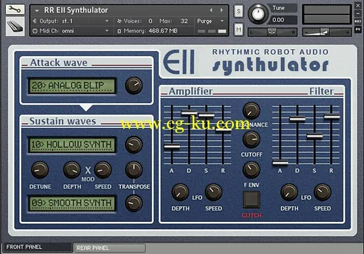 Rhythmic Robot EII Synthulator KONTAKT的图片1