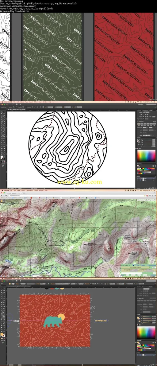 Topography & Design: Create Your Own Vector Topo Map的图片2