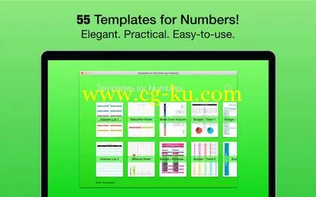 Templates for Numbers 1.1 MacOSX的图片1