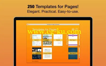 Templates for Pages 2.3 MacOSX的图片1