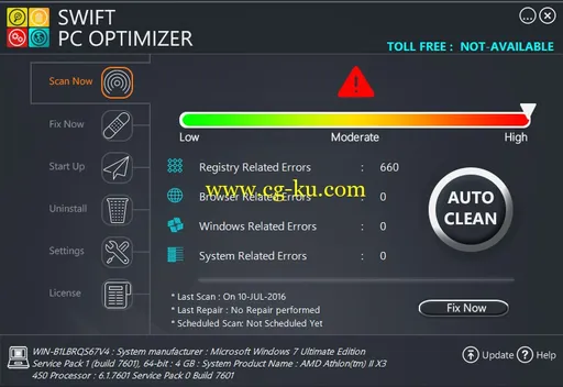 Swift PC Optimizer 1.3的图片1