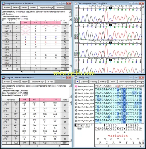 Gene Codes Sequencher 5.4.5的图片1