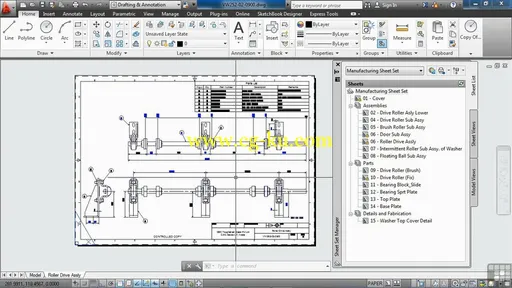 Infinite Skills – Learning To Use AutoCAD Sheet Sets Training Video | AutoCAD工程图教程的图片2