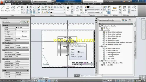 Infinite Skills – Learning To Use AutoCAD Sheet Sets Training Video | AutoCAD工程图教程的图片4