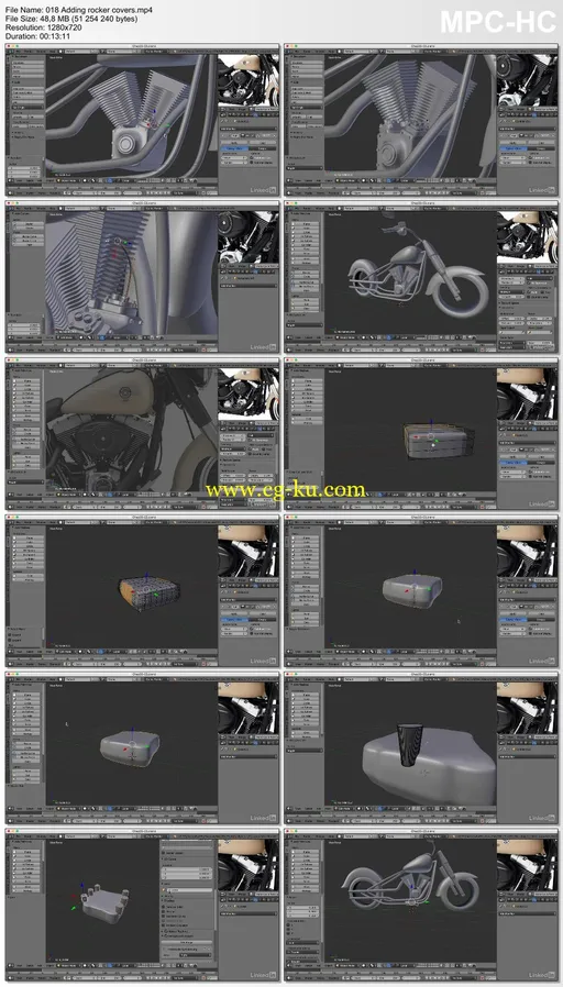 Lynda – Blender: Model a Motorcycle的图片2