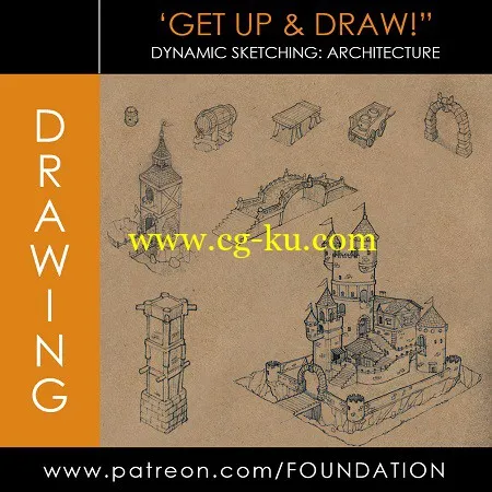 Foundation Patreon – Drawing: Dynamic Sketching – Architecture的图片1