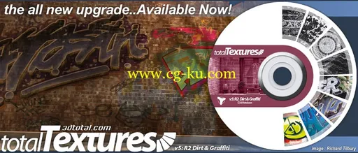 3D Total: Textures V5:R2 – Dirt & Graffiti 脏旧&涂鸦贴图的图片2
