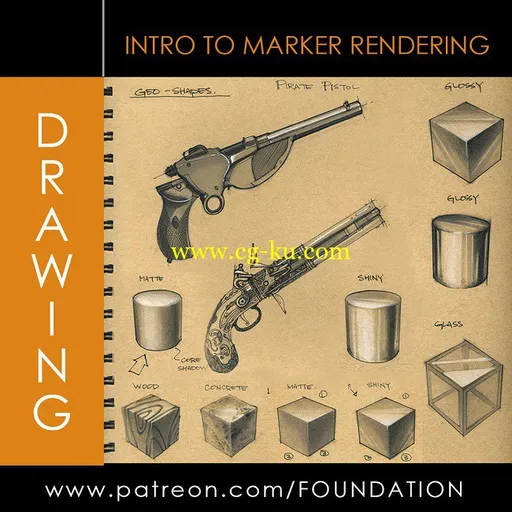 Gumroad – Foundation Patreon – Drawing: Intro to Marker Rendering的图片1