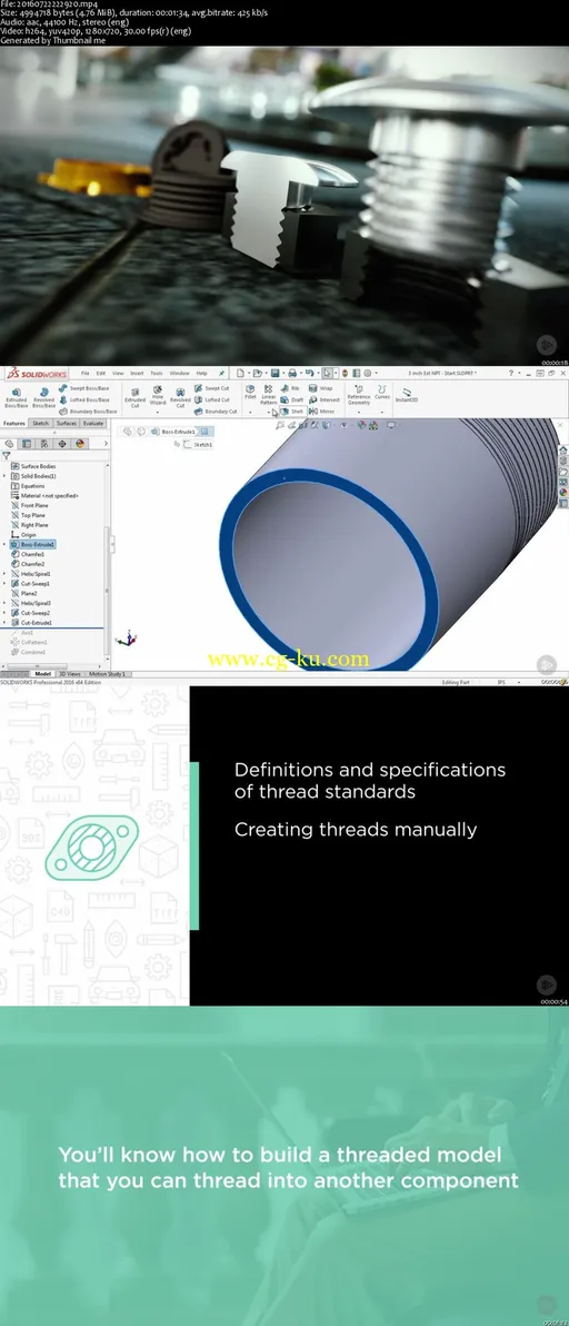 Creating Functional Threads in SOLIDWORKS的图片1