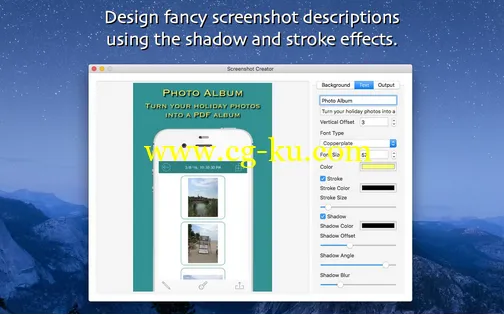 Screenshot Creator 1.0 MacOSX的图片1