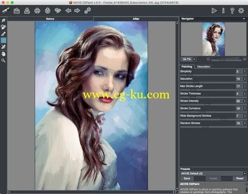 AKVIS OilPaint 5.0.521.13551 Multilingual MacOSX的图片1