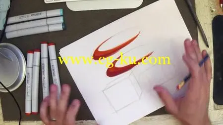 Marker Sketching Essentials: Learn to Color with Markers的图片1