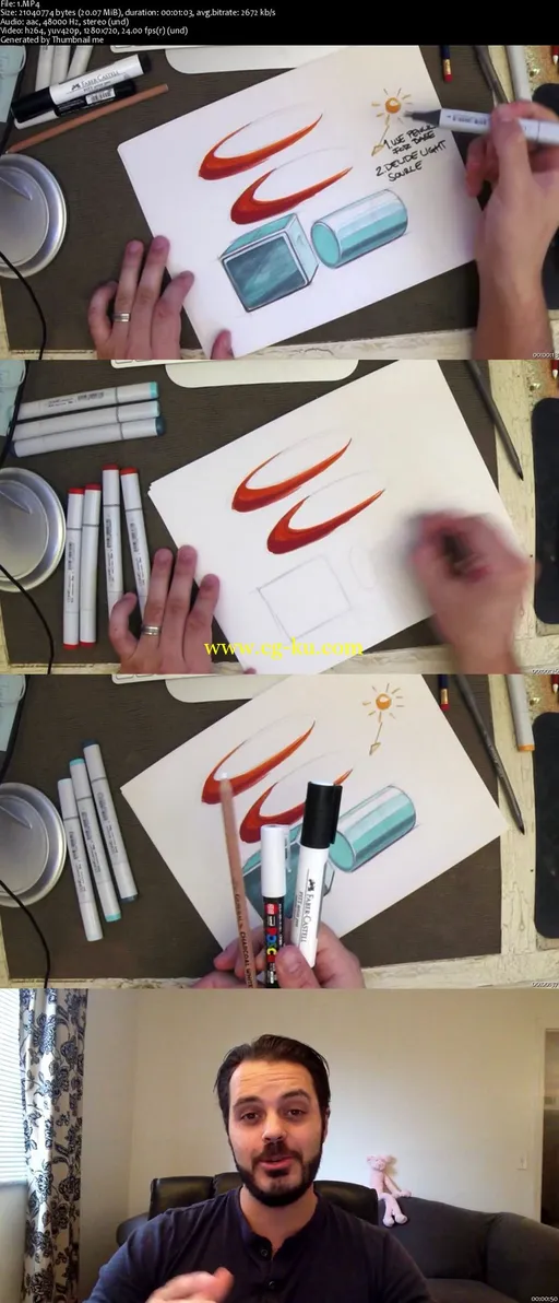 Marker Sketching Essentials: Learn to Color with Markers的图片2