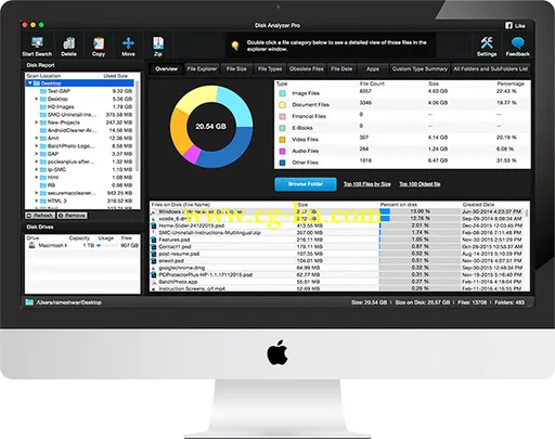 Disk Analyzer Pro 1.5.0 MacOSX的图片1