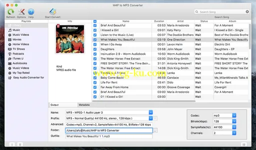 M4P to MP3 Converter 2.2.1 MacOSX的图片1