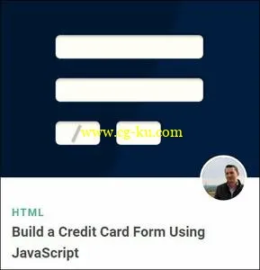 TutsPlus – Build a Credit Card Form Using JavaScript的图片1