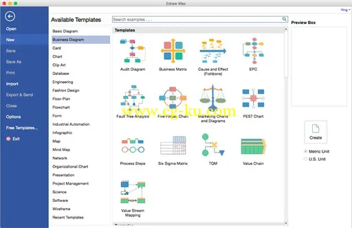 Edraw Max 8.4 MacOSX的图片1