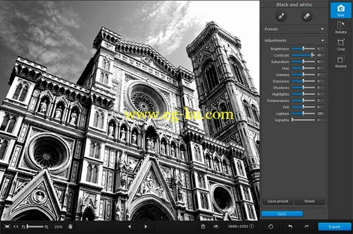 Movavi Photo Noir 1.0.1 Multilangual MacOSX的图片1