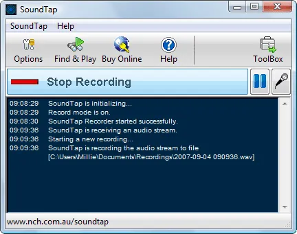 SoundTap Streaming Audio Recorder 4.0 Beta的图片1