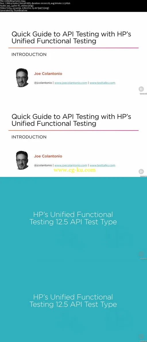 Quick Guide to API Testing with HP’s Unified Functional Testing (2016)的图片2