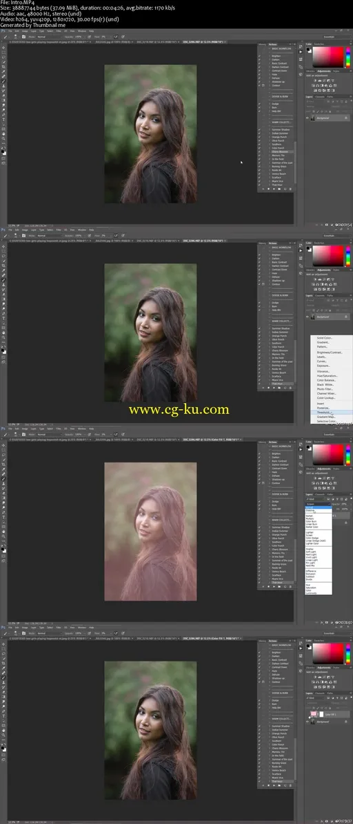 Photoshop CC: Master Color Action的图片2