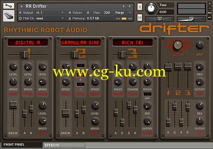 Rhythmic Robot Audio Drifter KONTAKT的图片1