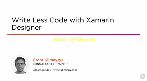 Write Less Code with Xamarin Designer (2016)的图片1