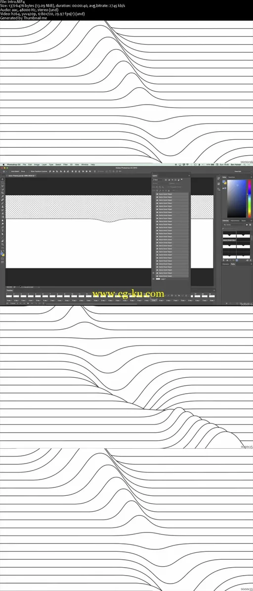 Illustrator & Photoshop: Create a Looping Wave Animation的图片2