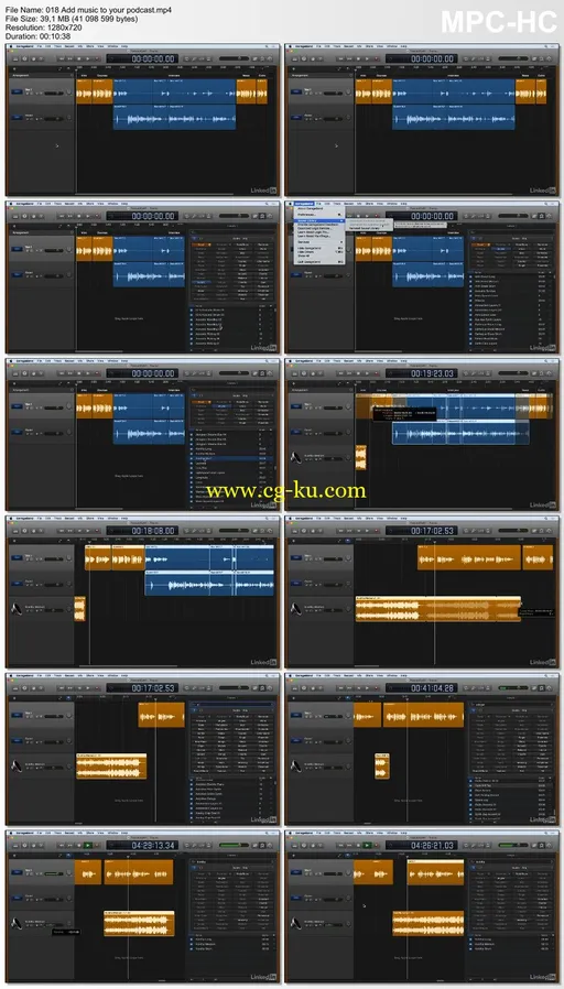 Lynda – Podcasting with GarageBand的图片2