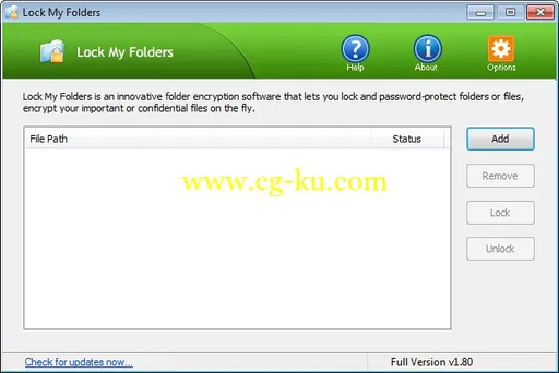 Top Password Lock My Folders 1.80的图片1