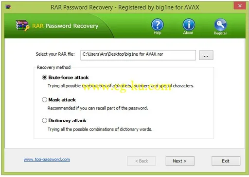 Top Password RAR Password Recovery 1.80的图片1