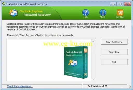 Top Password Outlook Express Password Recovery 1.50的图片1