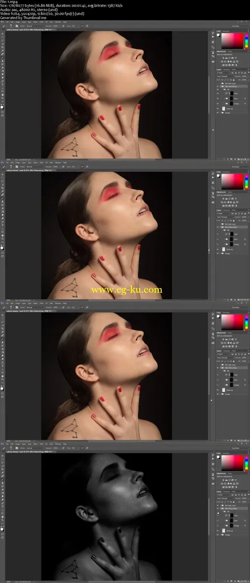 Professional Skin Retouching – Beauty Retouch Part 2的图片2