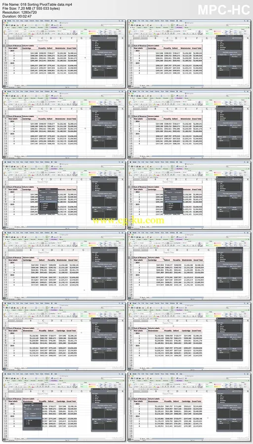 Lynda – Excel for Mac 2011: Pivot Tables in Depth的图片1