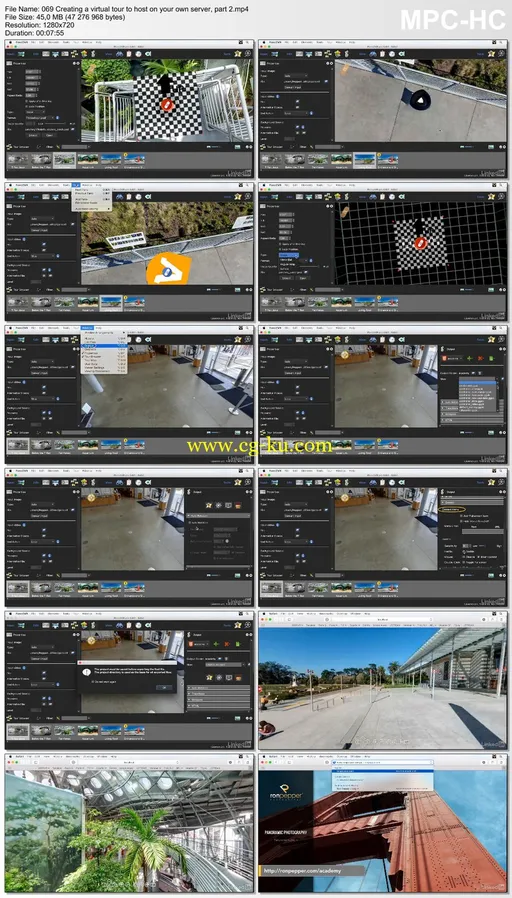 Lynda – Creating 360-Degree Panoramas and Interactive Tours的图片2