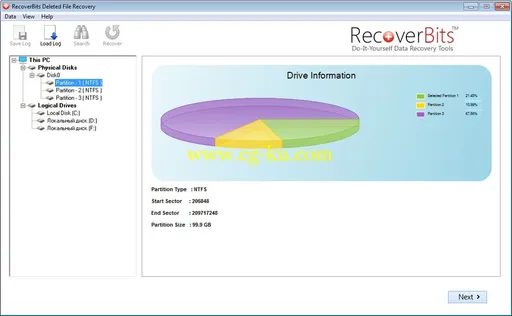 RecoverBits Deleted File Recovery 2.4的图片1