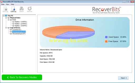 RecoverBits GPT Data Recovery 2.4的图片1