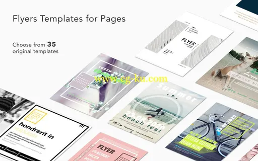 Flyers Templates for Pages 1.2 MacOSX的图片1