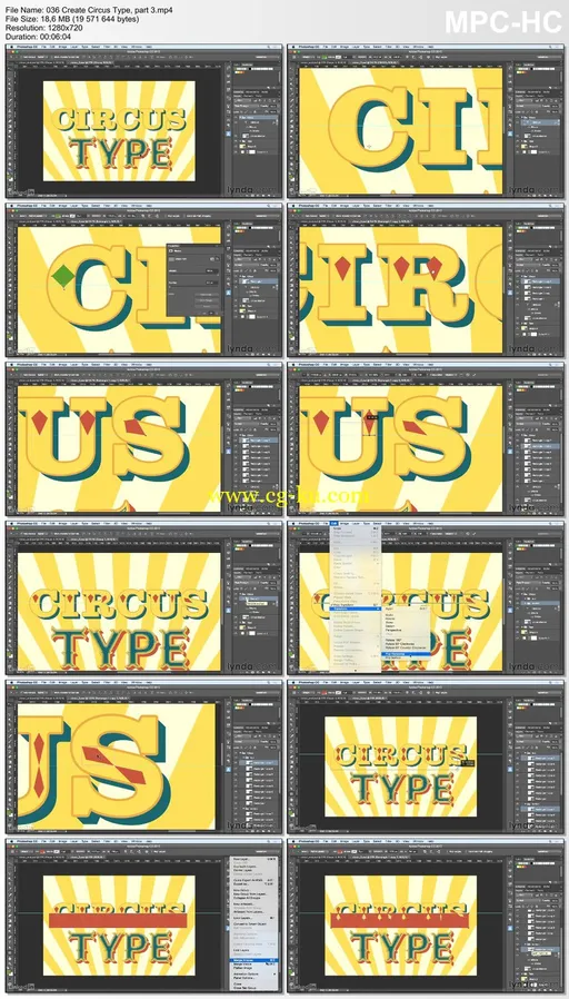 Lynda – Photoshop for Designers: Type Effects (updated Aug 22, 2016)的图片2