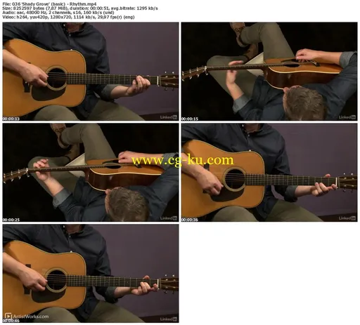 Lynda – Bluegrass Guitar Lessons with Bryan Sutton: Scales, Walking Bass, Hammer-Ons, and Pull-Offs的图片2