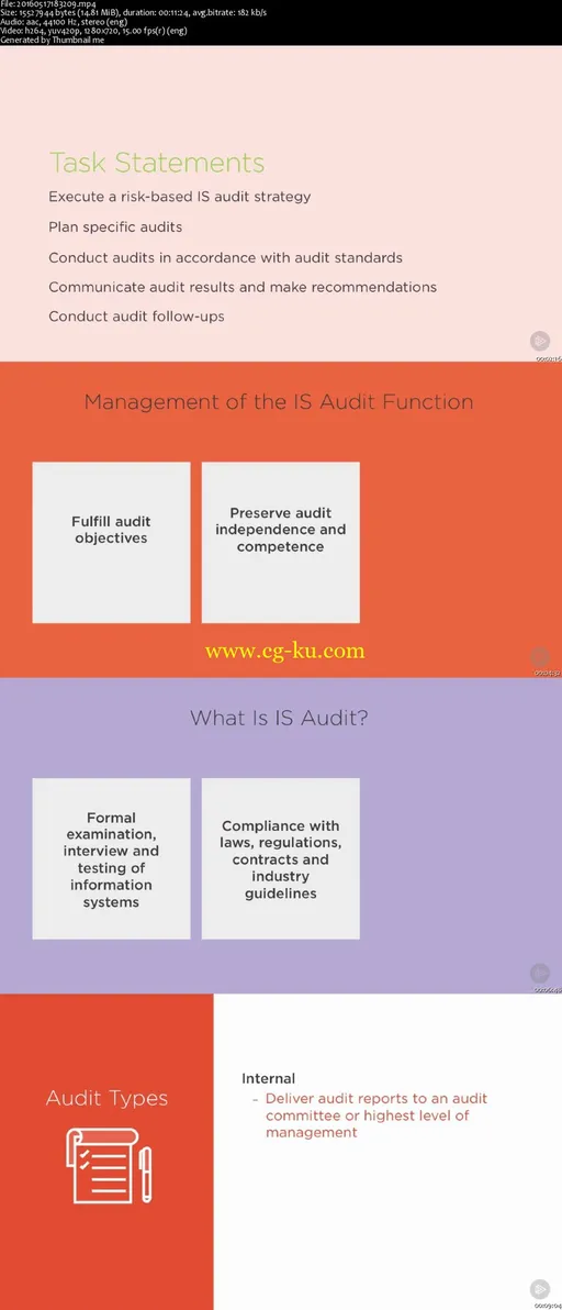 Information Systems Auditor: The Process of Auditing (2016)的图片2