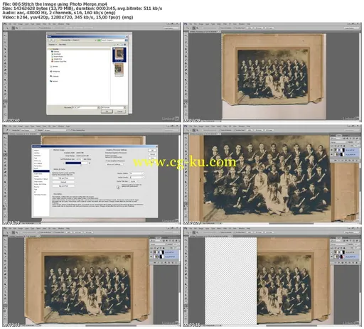 Lynda – Photoshop Restoration Techniques: Scanning Oversized Photos的图片2