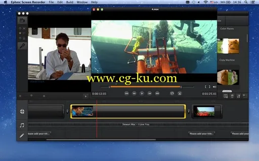 Ephnic Screen Recorder 2.4.0 Multilingual MacOSX的图片1